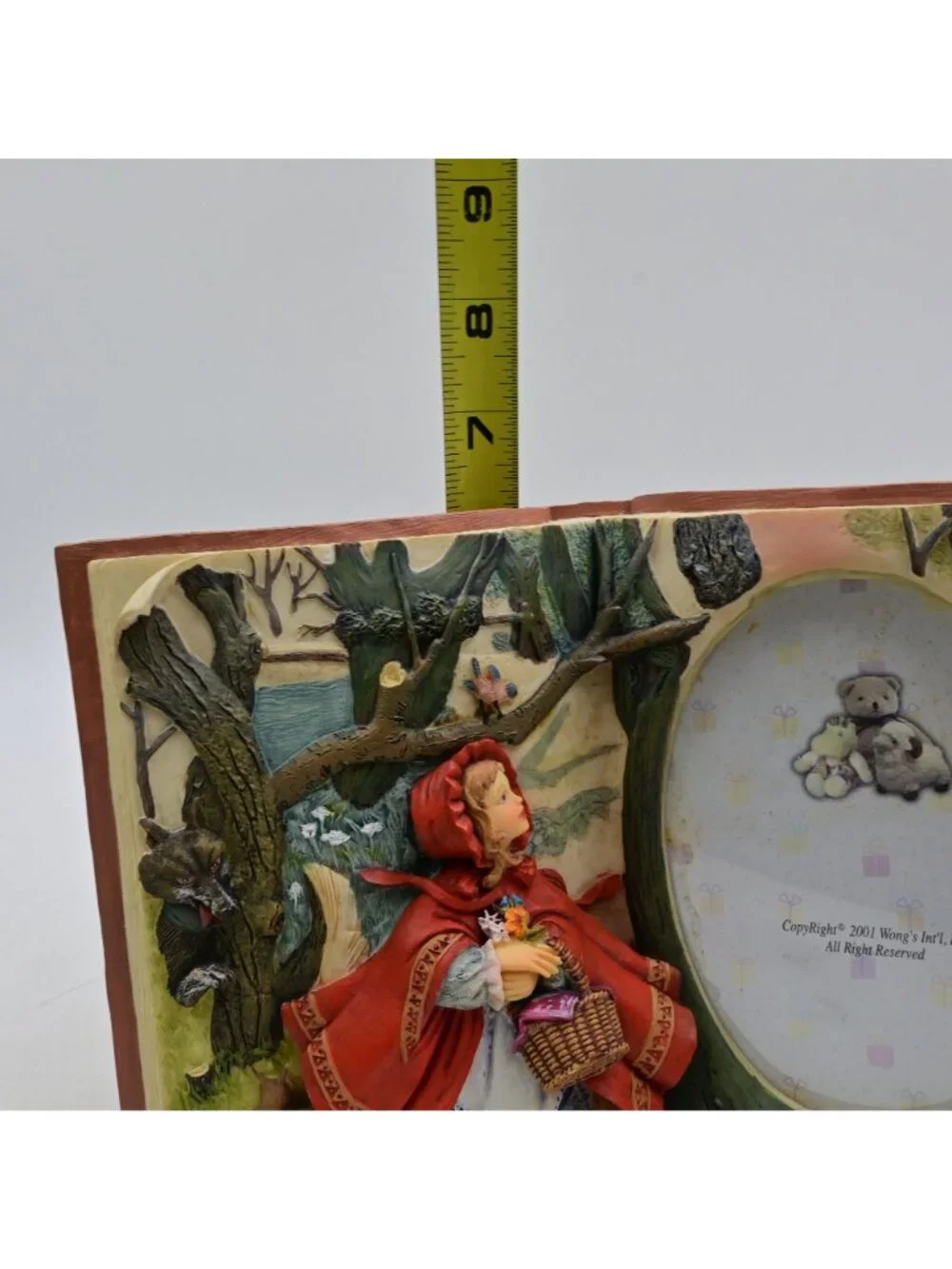 Wongs International Little Red Riding Hood Photo Frame 3D Wolf Book Fairy Tale